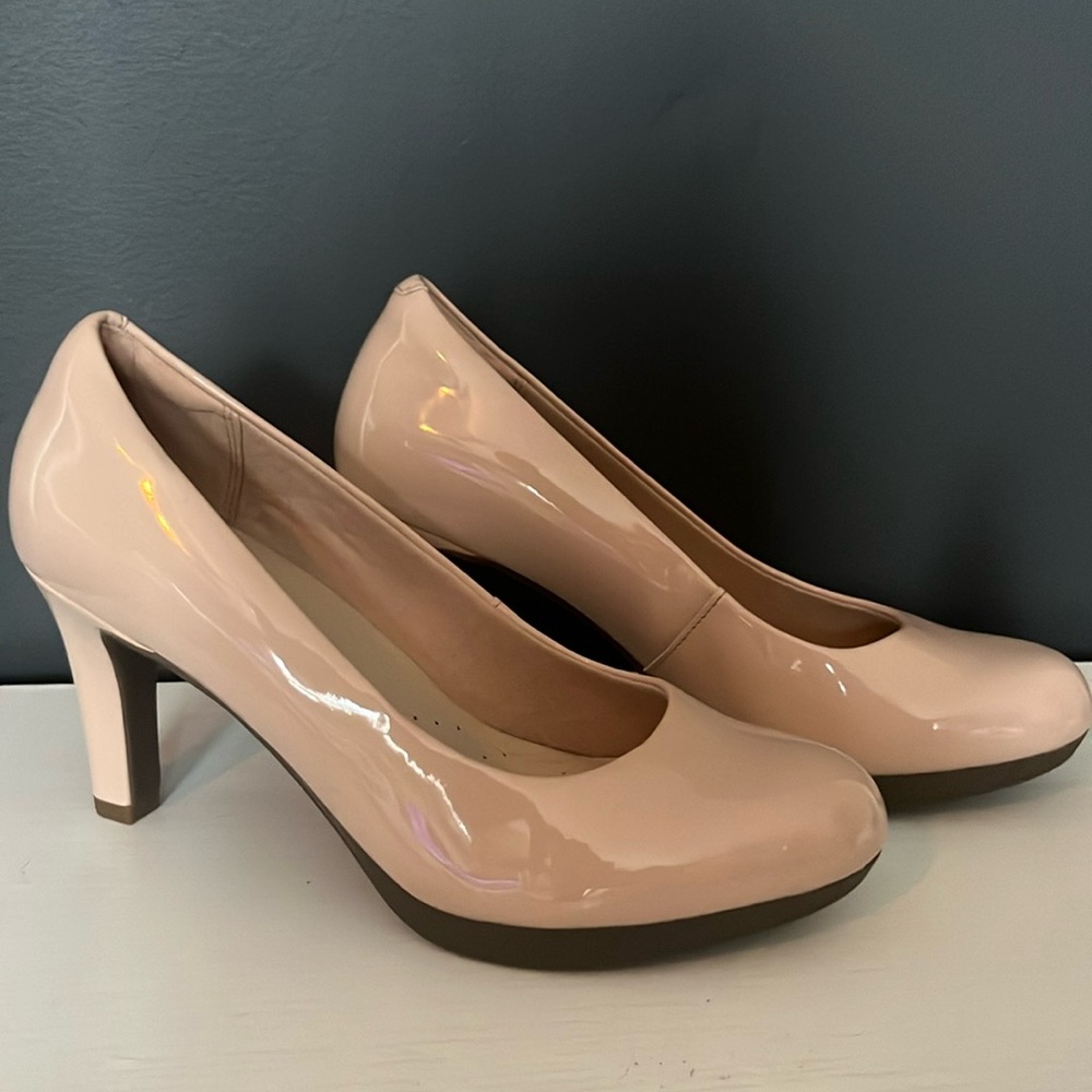 Patent Nude Heels